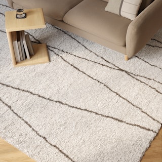 Faiza 9 x 12 Performance Rug - Natural White