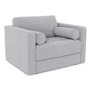 Sven 45.5" Tufted Sleeper Chair - Stone Gray