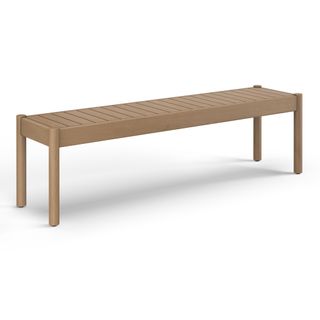 Rosa 65" Outdoor Bench - Light Eucalyptus