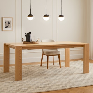 Dako Extendable Dining Table for 12 - Natural Oak