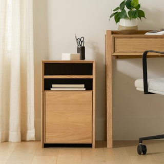 Fantol 14.5" File Cabinet - Natural Oak