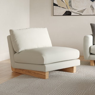 Kalok 34" Lounge Chair - Buckler Ivory