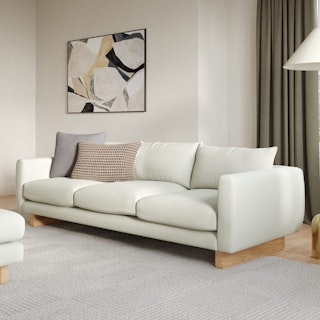 Kalok 92" Sofa - Buckler Ivory