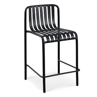 Sarek Outdoor Stackable Counter Stool - Black