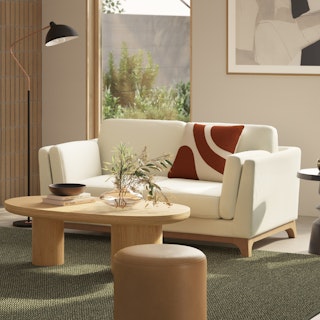 Ceni 61" Loveseat - Buckler Ivory