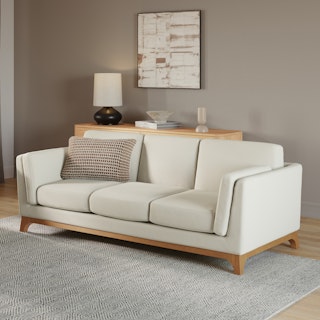 Ceni 83" Sofa - Buckler Ivory