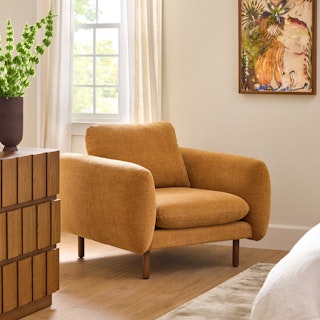 Sanders 37" Lounge Chair - Hestia Ginger