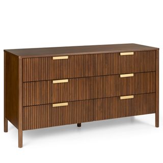 Liv 6-Drawer Double Dresser - Walnut