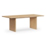 Torme 82.75" - 104.25" Extendable Dining Table - White Oak