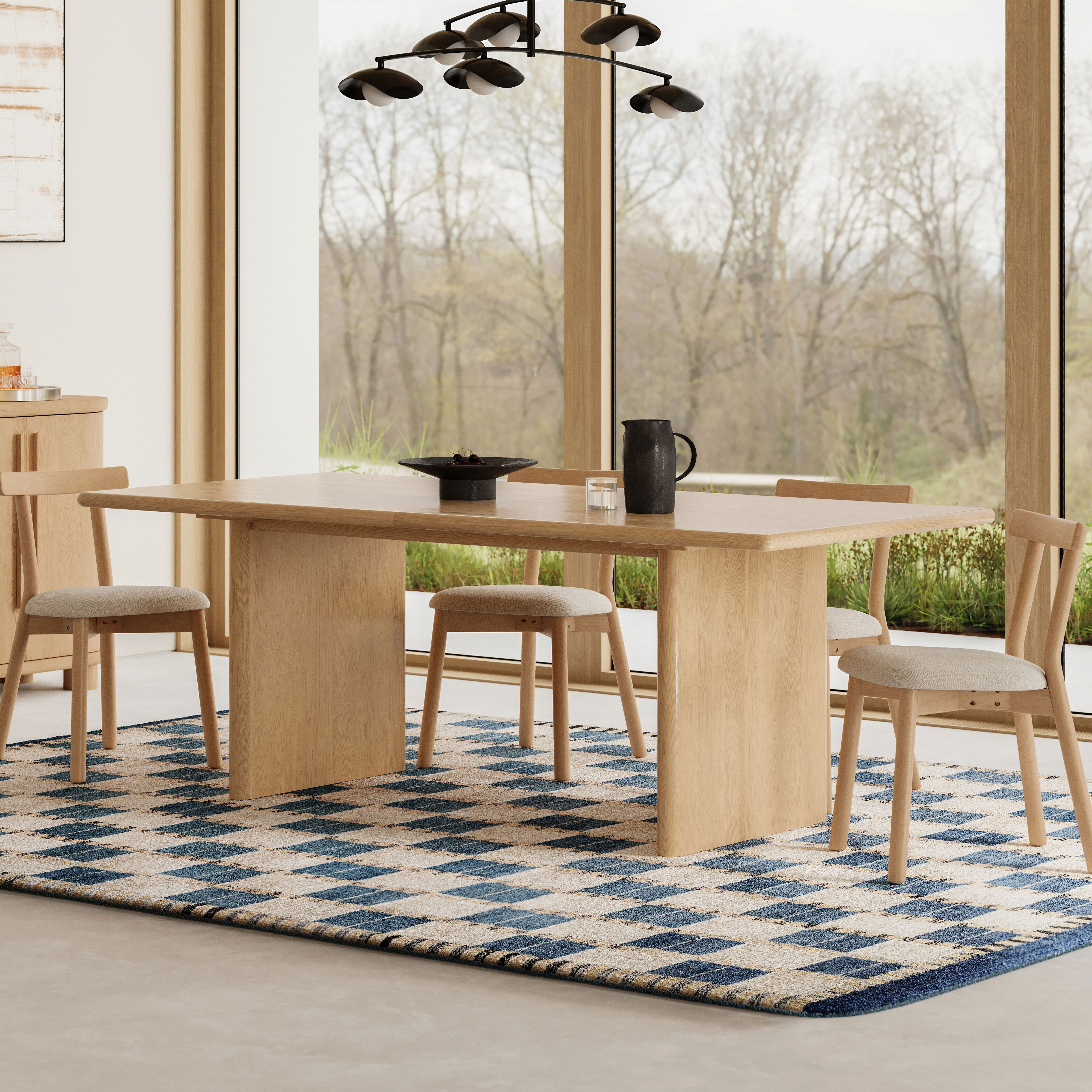 ⭐︎odtma8⭐︎WHAT WE WANT Extention table Polly Natural Ash Extendable Rectangular Dining Table – TOV
