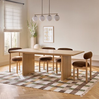 Torme 82.75" - 104.25" Extendable Dining Table - White Oak