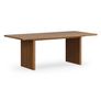 Torme 82.75" - 104.25" Extendable Dining Table - Smoked Oak