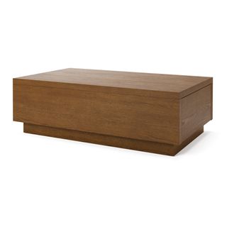 Leif 47" Storage Coffee Table - Smoked Oak