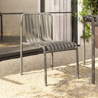 Sarek Outdoor Stackable Dining Chair - Warm Stone