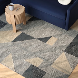 Nelsa 8 x 10 Rug - Geo Blue