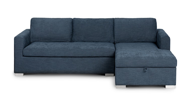 Soma Midnight Blue Right Sofa Bed - Primary View 1 of 13 (Open Fullscreen View).