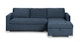 Soma Midnight Blue Right Sofa Bed - Gallery View 1 of 13.
