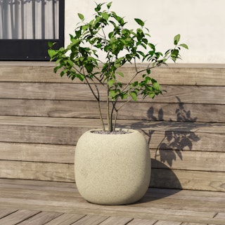 Pursl Large Indoor/Outdoor Planter - Sandstone