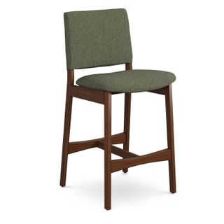 Nosh Counter Stool - Walnut and Hemlock Green