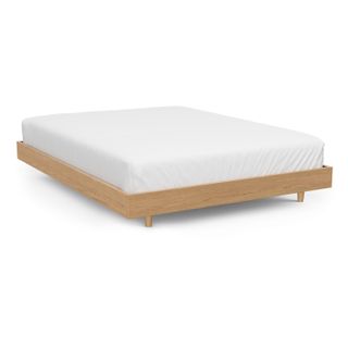 Basi Queen Bed Frame - White Oak