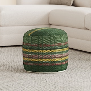 Tapio Pouf - Green Multi