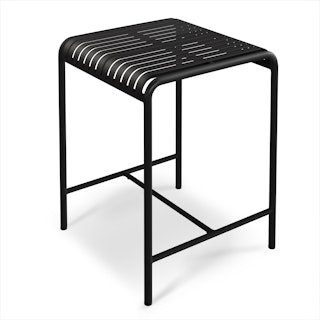 Sarek Outdoor Bar Table - Black