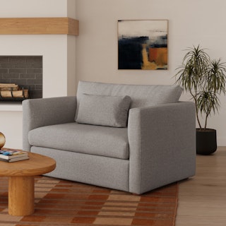 Marina 57" Sleeper Lounge Chair - Hestia Gray