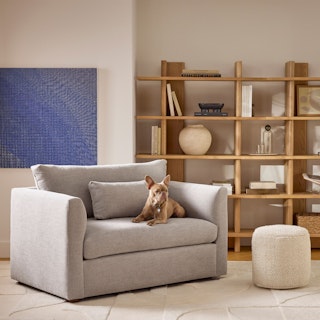 Marina 57" Sleeper Chair - Hestia Gray