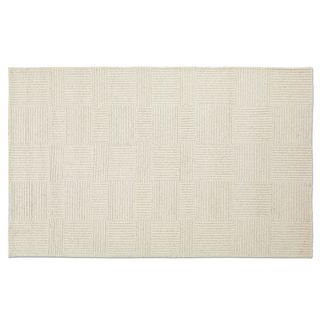 Clyde 5 x 8 Wool Rug - Textured Ivory