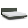Tessu King Low Profile Upholstered Bed - Green Wool Bouclé