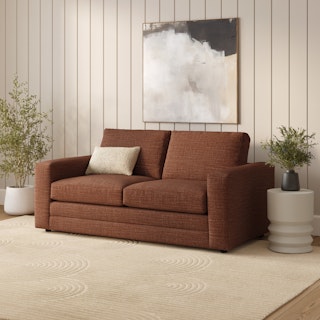 Riley 74" Loveseat - Napa Rust