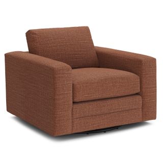 Riley 42" Grand Swivel Chair - Napa Rust