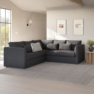 Marina 92" Corner Sectional - Napa Charcoal