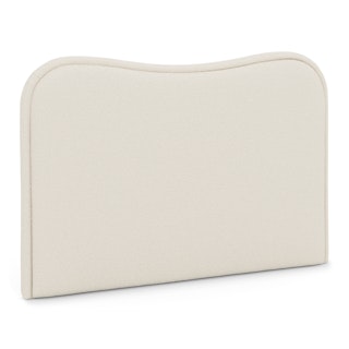 Makoa Queen Headboard - Ivory Wool Bouclé