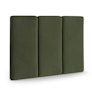 Noel Queen Velvet Headboard - Hale Fir Green