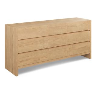 Leif 9-Drawer Triple Dresser - White Oak