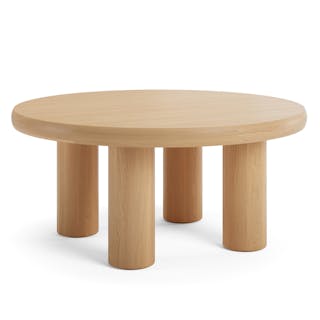 Adel 35" Coffee Table - White Oak