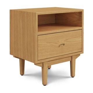 Cooper 1-Drawer Nightstand - Natural Oak