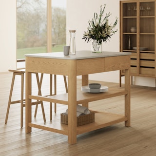 Holme 44" Kitchen Island - White Oak