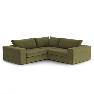Beta 94" Modular Corner Sectional - Cypress Green