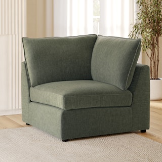 Lenae 38" Corner Module - Eleos Green