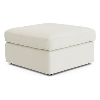 Lenae 33" Ottoman - Savoy Ivory