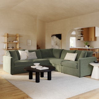 Lenae 105.5" Corner Sectional - Eleos Green