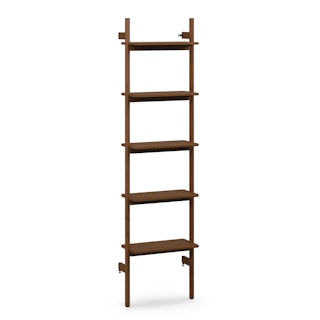 Heidi 21" Modular Shelving Unit, Narrow - Walnut