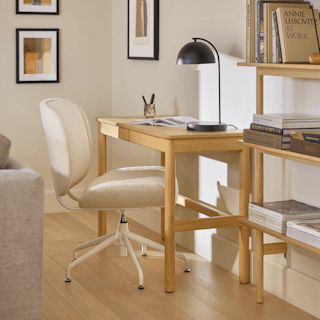 Heidi 43.5" Console Desk - White Oak