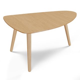 Amoeba 29.5" Coffee Table - White Oak