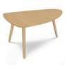 Amoeba 29.5" Coffee Table - White Oak