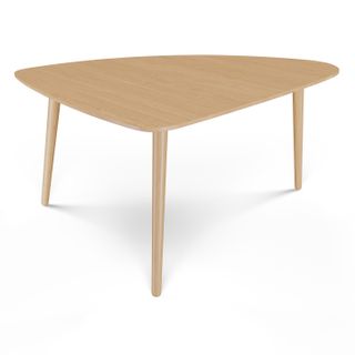 Amoeba 35" Coffee Table - White Oak