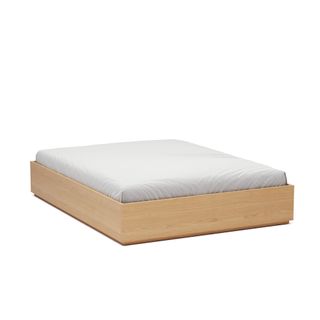 Leif Queen Platform Bed - White Oak