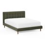 Sven Queen Tufted Bed - Fir Green